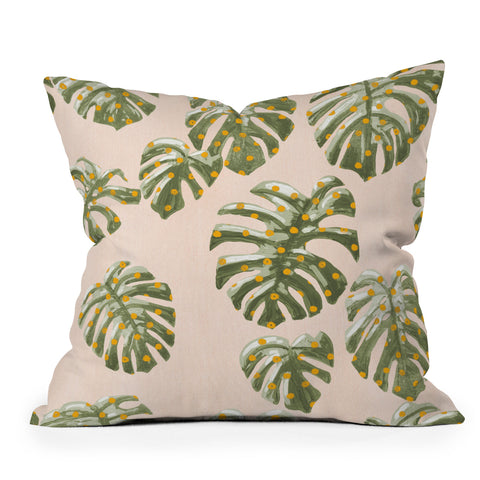 Dash and Ash Palm Oasis Outdoor Throw Pillow