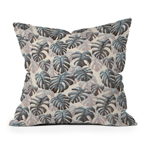 Dash and Ash Palm Springs Blues Outdoor Throw Pillow