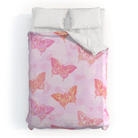 Dash and Ash Signs of Summer Duvet Cover