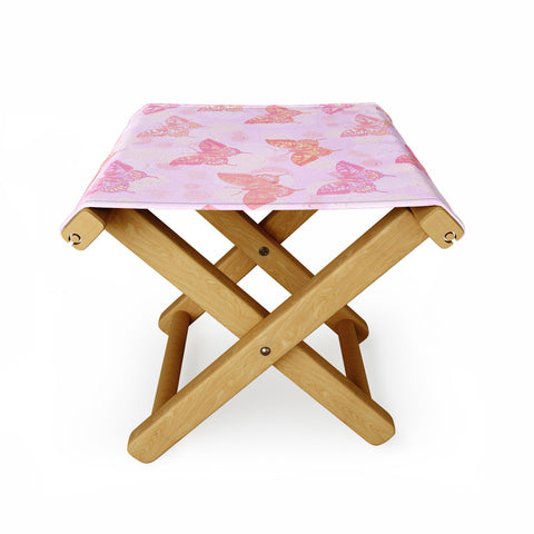 Dash and Ash Signs of Summer Folding Stool