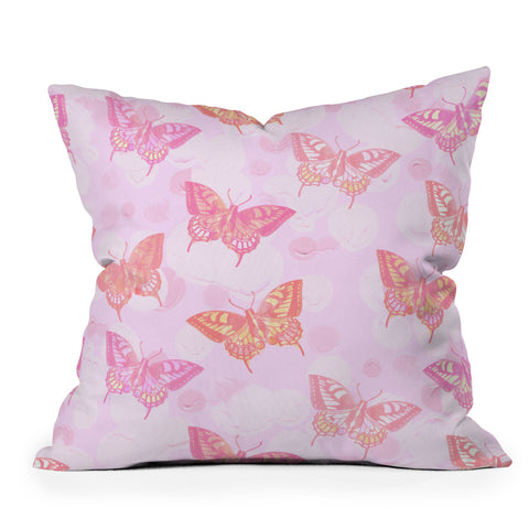 Dash and Ash Signs of Summer Throw Pillow