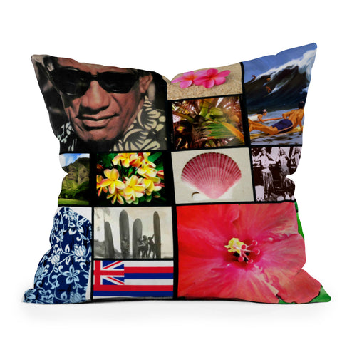 Deb Haugen Hawaii Two Outdoor Throw Pillow
