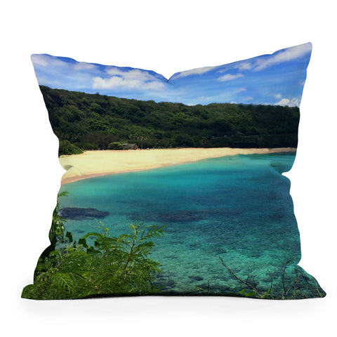 Deb Haugen Hawaiian Dreams Outdoor Throw Pillow