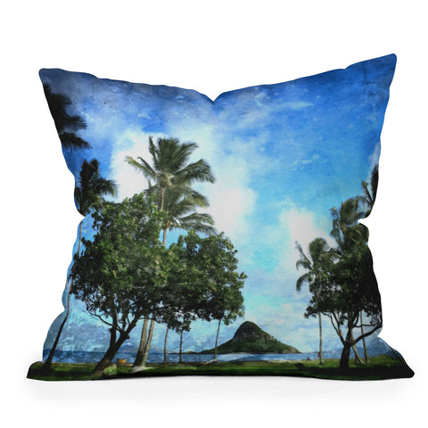 Deb Haugen Island Outdoor Throw Pillow