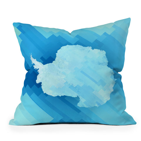 Deniz Ercelebi Antarctica 2 Outdoor Throw Pillow