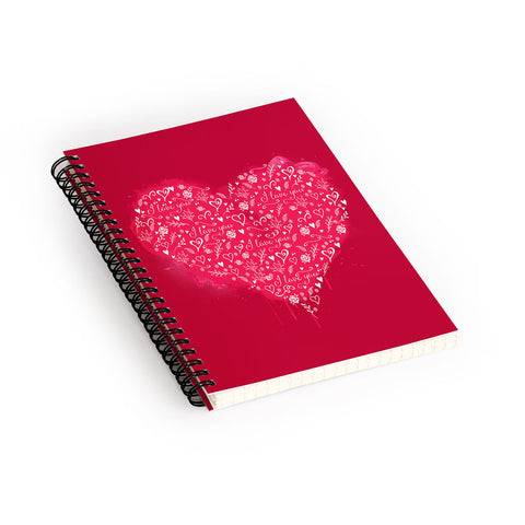 Deniz Ercelebi Art of love Spiral Notebook