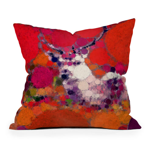 Deniz Ercelebi Purple Deer Outdoor Throw Pillow
