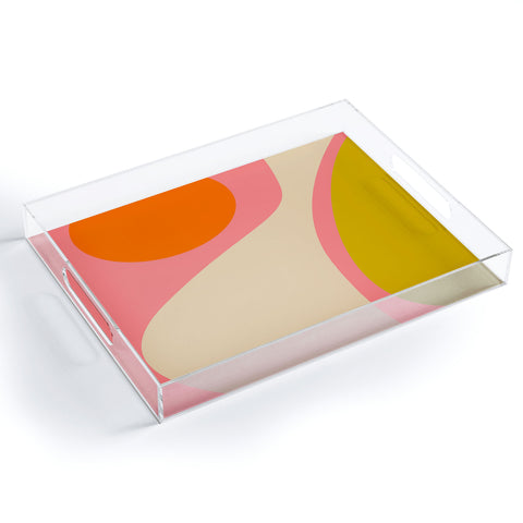 DESIGN d´annick abstract composition modern Acrylic Tray