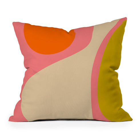 DESIGN d´annick abstract composition modern Outdoor Throw Pillow