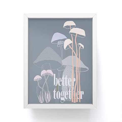 DESIGN d´annick better together II Framed Mini Art Print