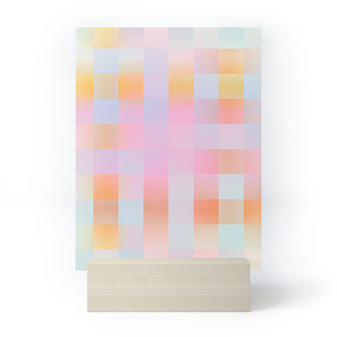 DESIGN d´annick Blurred Plaid Mini Art Print