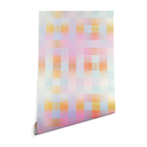 DESIGN d´annick Blurred Plaid Wallpaper