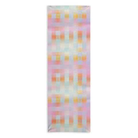 DESIGN d´annick Blurred Plaid Yoga Towel