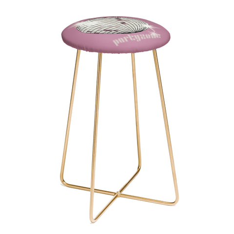 DESIGN d´annick Celebrate the 80s Partyzone pink Counter Stool