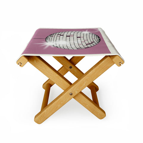 DESIGN d´annick Celebrate the 80s Partyzone pink Folding Stool
