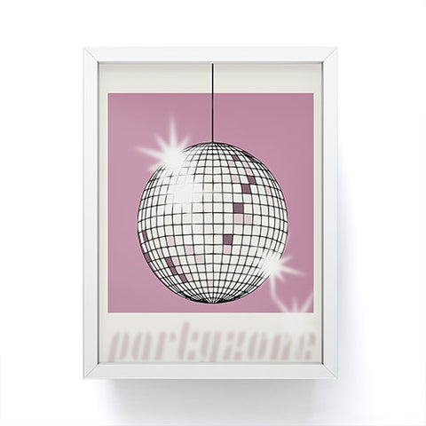 DESIGN d´annick Celebrate the 80s Partyzone pink Framed Mini Art Print