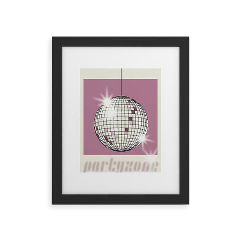 DESIGN d´annick Celebrate the 80s Partyzone pink Framed Art Print