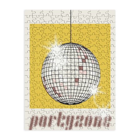 DESIGN d´annick Celebrate the 80s Partyzone yellow Puzzle