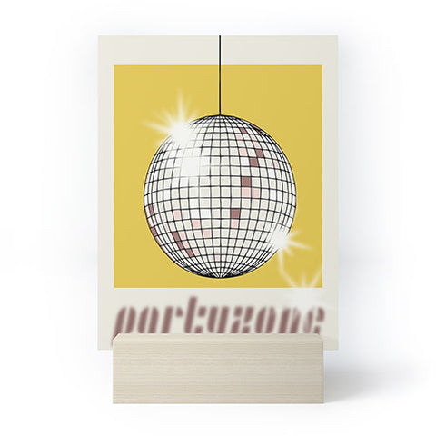 DESIGN d´annick Celebrate the 80s Partyzone yellow Mini Art Print