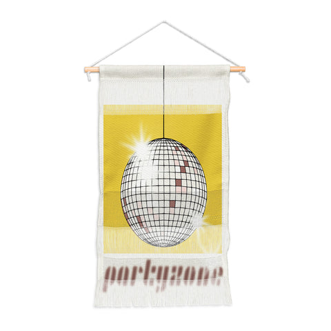 DESIGN d´annick Celebrate the 80s Partyzone yellow Wall Hanging Portrait