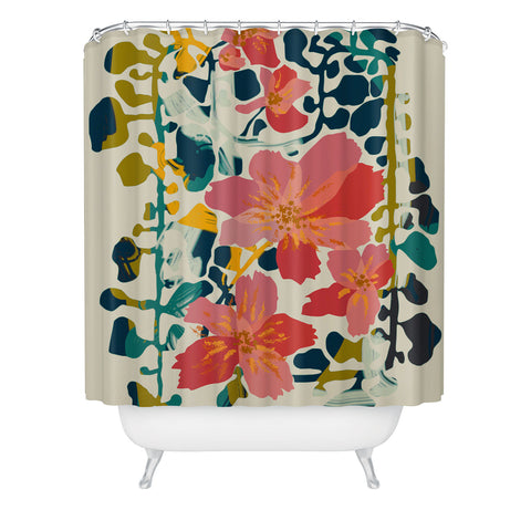 DESIGN d´annick colorful orchid Shower Curtain