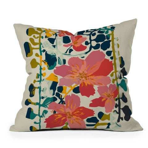 DESIGN d´annick colorful orchid Outdoor Throw Pillow