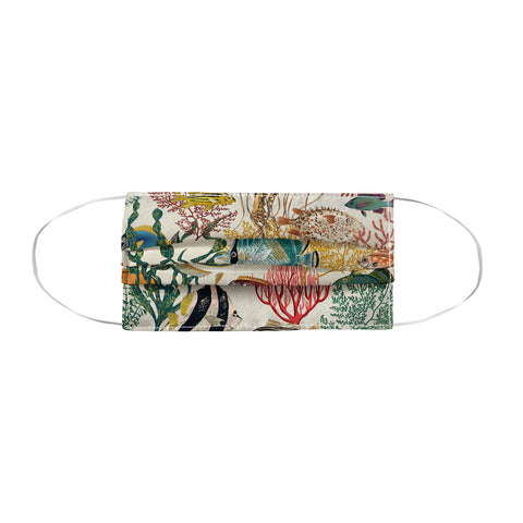 DESIGN d´annick coral reef deep silence Face Mask