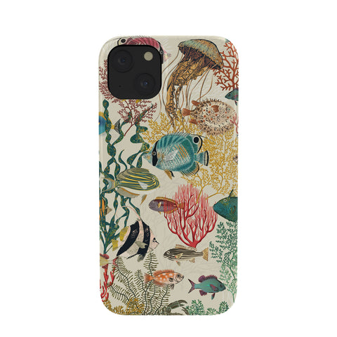 DESIGN d´annick coral reef deep silence Phone Case
