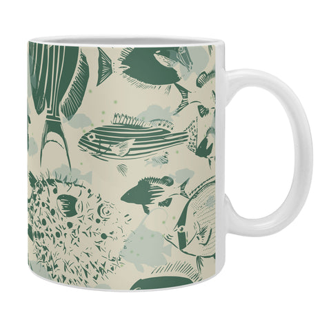 DESIGN d´annick deep ocean fish family Coffee Mug