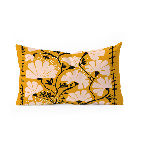DESIGN d´annick Ever blooming good vibes Oblong Throw Pillow