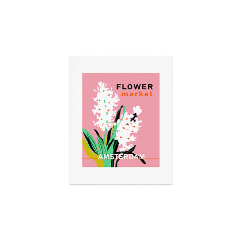 DESIGN d´annick Flower Market Amsterdam I Art Print