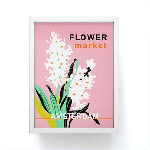 DESIGN d´annick Flower Market Amsterdam I Framed Mini Art Print