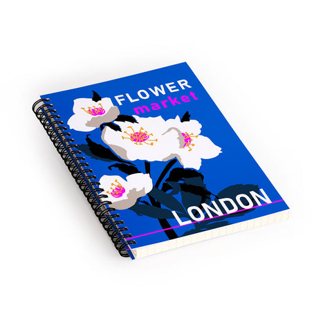 DESIGN d´annick Flower Market London I Spiral Notebook