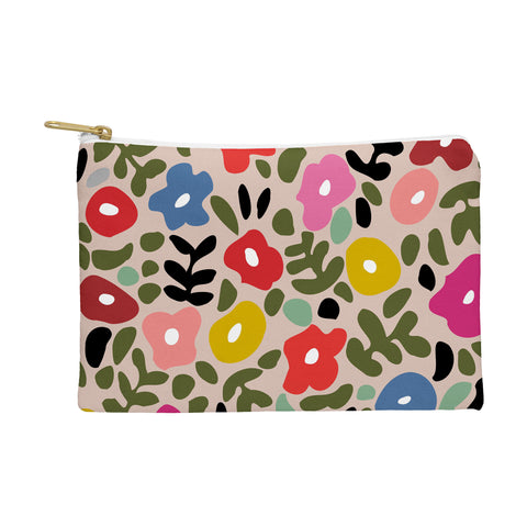 DESIGN d´annick Flower meadow in muted colours Pouch
