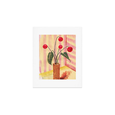 DESIGN d´annick Flowers in a vase 1 Art Print