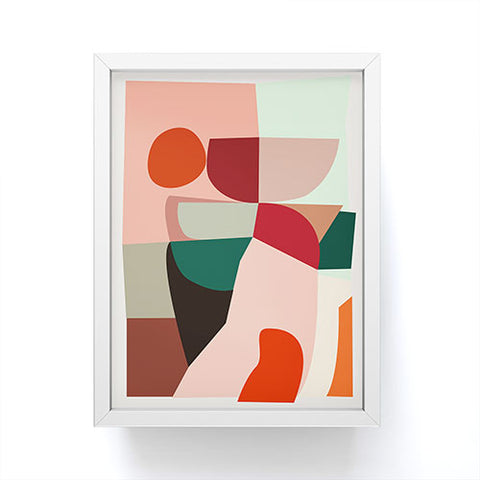 DESIGN d´annick Geometric shapes Framed Mini Art Print