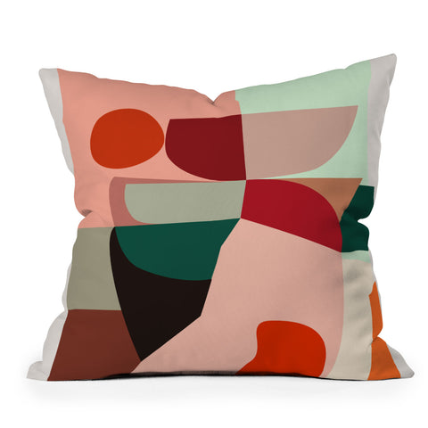 DESIGN d´annick Geometric shapes Outdoor Throw Pillow