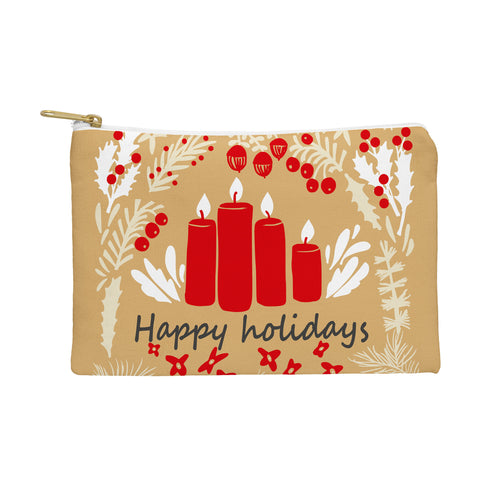 DESIGN d´annick happy holidays christmas greetings Pouch