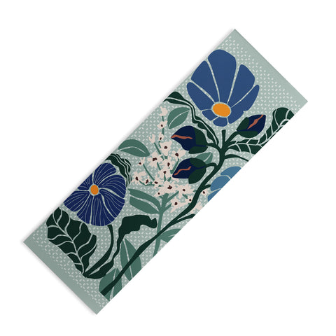 DESIGN d´annick Klimt flowers light blue Yoga Mat