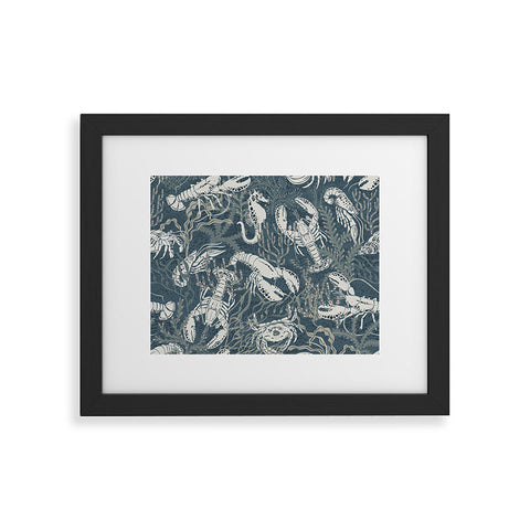 DESIGN d´annick Lobster and friends Framed Art Print