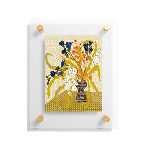 DESIGN d´annick Matisse Flower Vase modern Ill Floating Acrylic Print