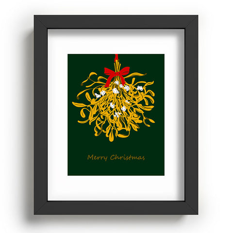DESIGN d´annick Mistletoe for Christmas Recessed Framing Rectangle