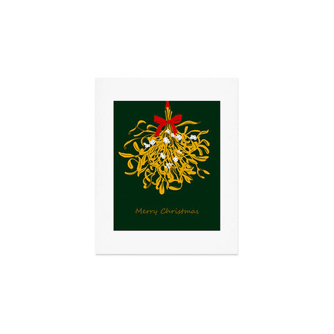 DESIGN d´annick Mistletoe for Christmas Art Print