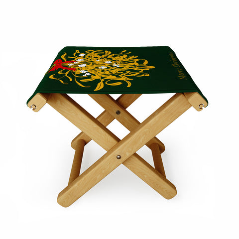 DESIGN d´annick Mistletoe for Christmas Folding Stool