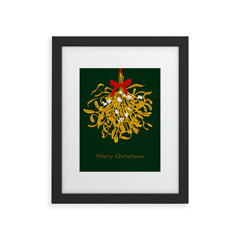 DESIGN d´annick Mistletoe for Christmas Framed Art Print