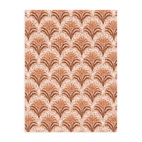 DESIGN d´annick Palm leaves arch pattern rust Puzzle
