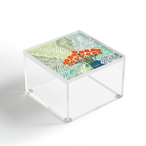 DESIGN d´annick Palm tree leaf Bouquet Acrylic Box