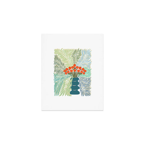 DESIGN d´annick Palm tree leaf Bouquet Art Print