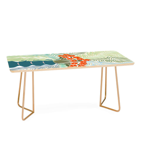 DESIGN d´annick Palm tree leaf Bouquet Coffee Table