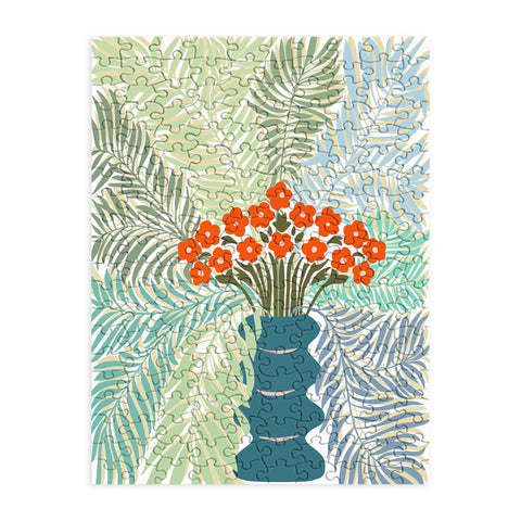 DESIGN d´annick Palm tree leaf Bouquet Puzzle